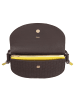 DuDu Skye Umhängetasche Leder 21 cm in coffee brown