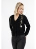 myMo Damen Strickjacke in Schwarz
