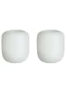 Butlers Windlicht WHITE FLURRY 2er-Set in Weiß