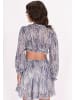faina Kleid in Blau Mehrfarbig