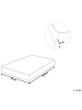 Beliani Bettlaken JANBU in Rot - (W) 90 x (H) 30 x (L) 200 cm