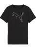 Puma T-Shirt "TAD ESS Cat Logo Tee G" in Schwarz