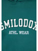 SMILODOX Hoodie Kayson in Dunkel Grün