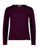 CARTOON Langarm-Shirt mit Kragen in Dark Dahlia