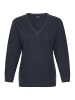Oxmo Strickpullover OXSandie in Dunkelblau
