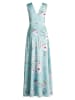 Vera Mont Abendkleid mit Blumenprint in Green/Pink