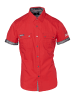 KOROSHI Kurzarmshirt in rot