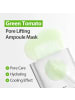 SUNGBOON EDITOR Tuchmaske Green Tomato Pore Lifting Ampoule Mask, 23 g