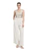 Vera Mont Jumpsuit mit Pailletten in Bright Pearl