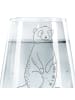 Mr. & Mrs. Panda Trinkglas Erdmännchen ohne Spruch in Transparent