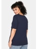 sheego T-Shirt in marine