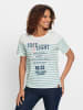 WITT WEIDEN Kurzarm-Shirt in ecru-salbei-bedruckt