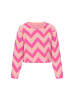IZIA Sweater in pink multicolor