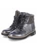 WALDLÄUFER orthopädischer Stiefel mit Warmfutter in grau