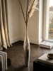 KADIMA DESIGN Deko Vase groß BOTTLE L Aluminium modern mit 1 Öffnung in Silber