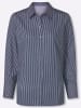 Sieh an! Longbluse in marine-ecru-gestreift