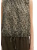 Marc O'Polo Gemustertes Blusen-Top cropped in Dark Green