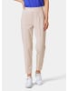 GOLDNER Stoffhose Elegante 7/8-Schlupfhose SARA in kiesel
