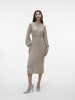 Vero Moda Strickkleid in Silver Mink