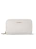 Lazarotti Bologna Leather XL Double Zip-Around Geldbörse RFID Leder 20 cm in cream