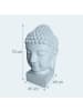 relaxdays Buddha-Kopf - 70 cm