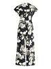 Betty Barclay Jumpsuit mit Eingrifftaschen in Dark Blue/Green