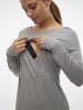 mama licious Kleid in Light Grey Melange