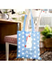 Mr. & Mrs. Panda Shopping Tasche Einhorn Krankenschwester mit Sp... in Sky Blue