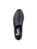 rieker Komfort Slipper in Schwarz