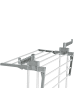 EASYmaxx Wäscheständer 3 Etagen klappbar 76x50x172cm grau grau