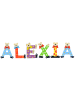 Playshoes Deko-Buchstaben "ALEXIA" in bunt