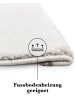 Wecon Home Kurzflorteppich Freja in creme weiß