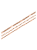 LIEBESKIND BERLIN Kette Sparkling With Layers in roségold