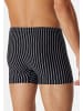 Schiesser Retro Short / Pant 95/5 Essentials Cotton in Schwarz / blau