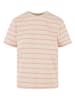 Urban Classics Urban Classics Damen Ladies Striped Boxy Tee in lemonadepink/whitesand