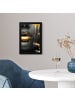 MuchoWow Poster mit Bilderrahmen Gold
