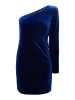 faina Damen One Shoulder Minikleid in Blau