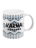 United Labels Karma Tasse - Karma happens aus Keramik 320ml in weiß