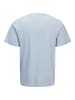 JACK & JONES Junior T-Shirt Rundhals Print JJCOLE MNI in celestial blue