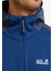 Jack Wolfskin Softshell / Windstopper in blau