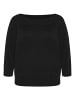 Zero  Strickpullover im Camen-Look in Black Beauty