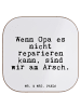 Mr. & Mrs. Panda Tischuntersetzer Wenn Opa es nicht... mit Spruch in Weiß