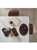 FREEFORM Platzset DUO oval, Schokobraun/Creme
