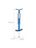 relaxdays Pogo Stick in Blau - bis 60 kg