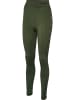 Hummel Hummel Tights Hmlclea Yoga Damen Atmungsaktiv Schnelltrocknend Nahtlosen in CLIMBING IVY/BEETLE MELANGE