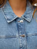Vero Moda Oversized Jeans Jacke mit Knopfleiste Denim Hemd Design in Hellblau
