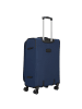 D&N Travel Line 6704 4-Rollen Trolley 65 cm in blau