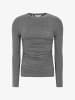 Soft Rebels Top SRRoman in 053 Medium Grey Melange