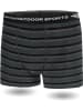 Normani Outdoor Sports Herren Merino Boxershorts Adelaide in Anthrazit/Schwarz/Grau