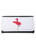 Mr. & Mrs. Panda Damen Portemonnaie Flamingo Yoga ohne Spruch in Weiß